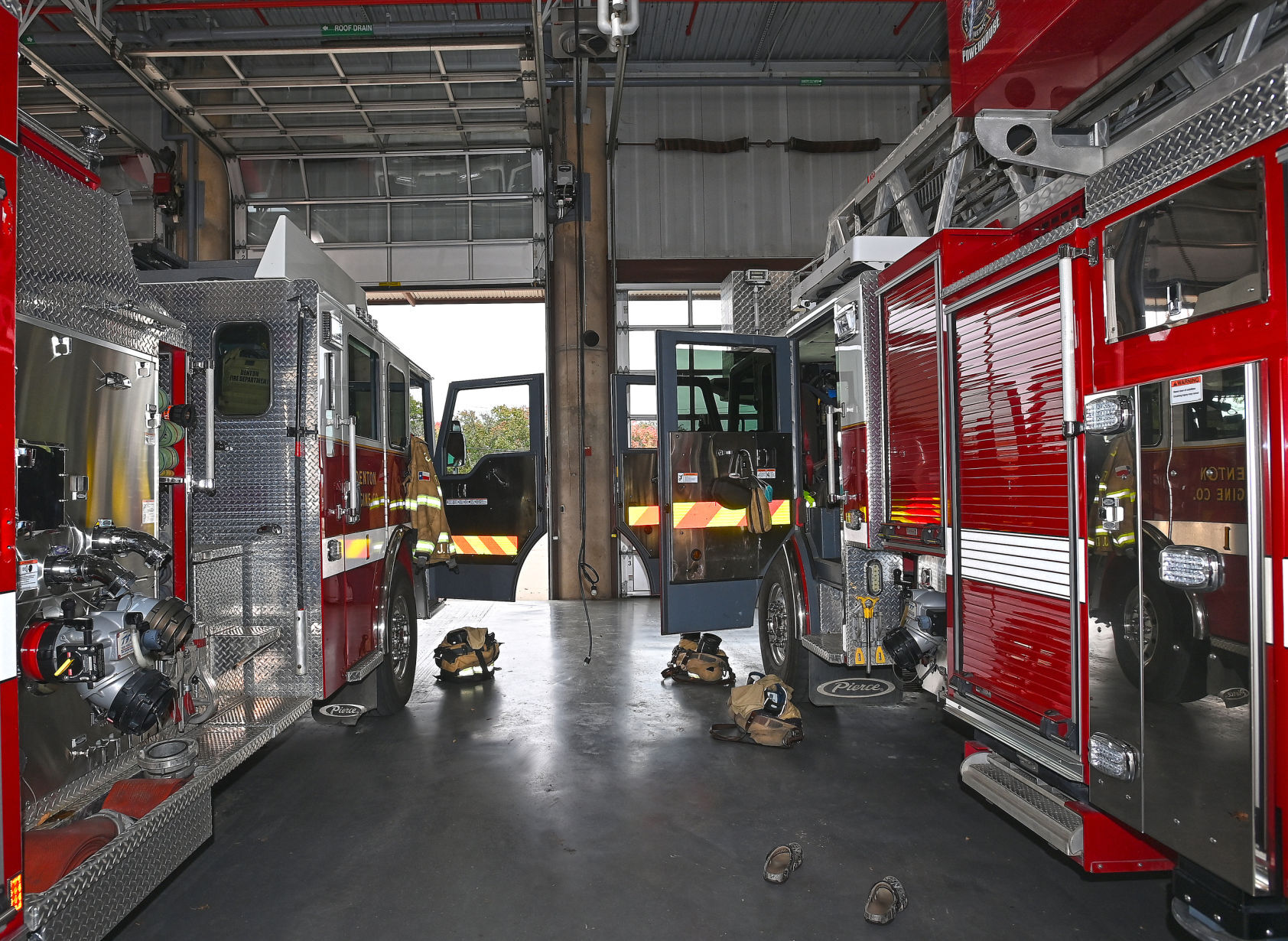 Trucks ready to go
